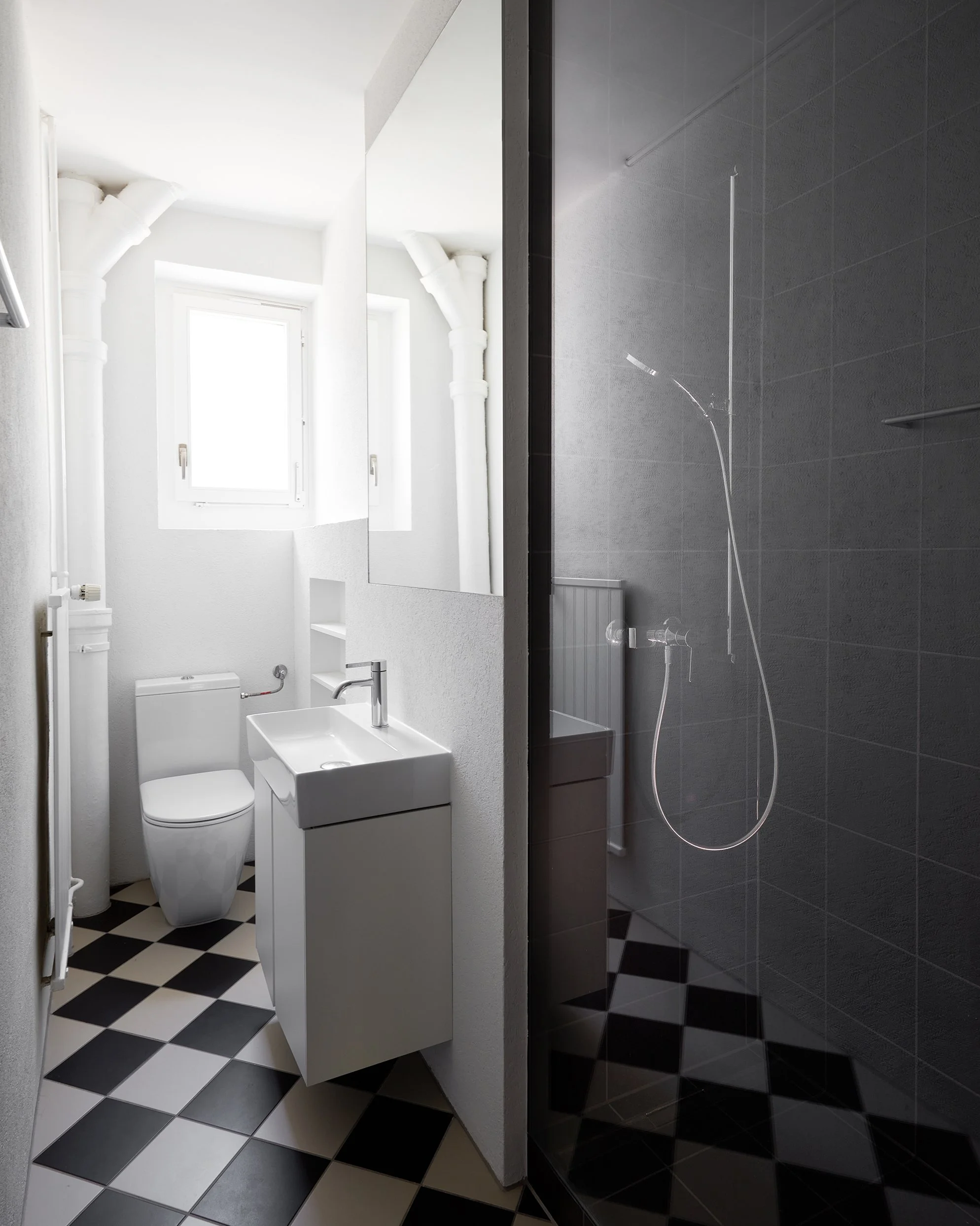 Wohnungssanierung Kanzleistrasse Zürich, Bad