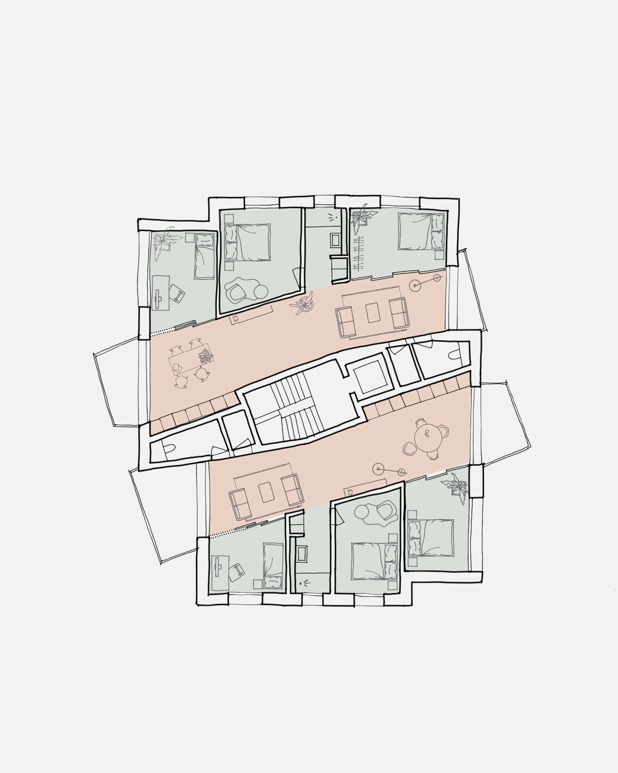 Wohnbau Leimgrübelstrasse Zürich, Fassade