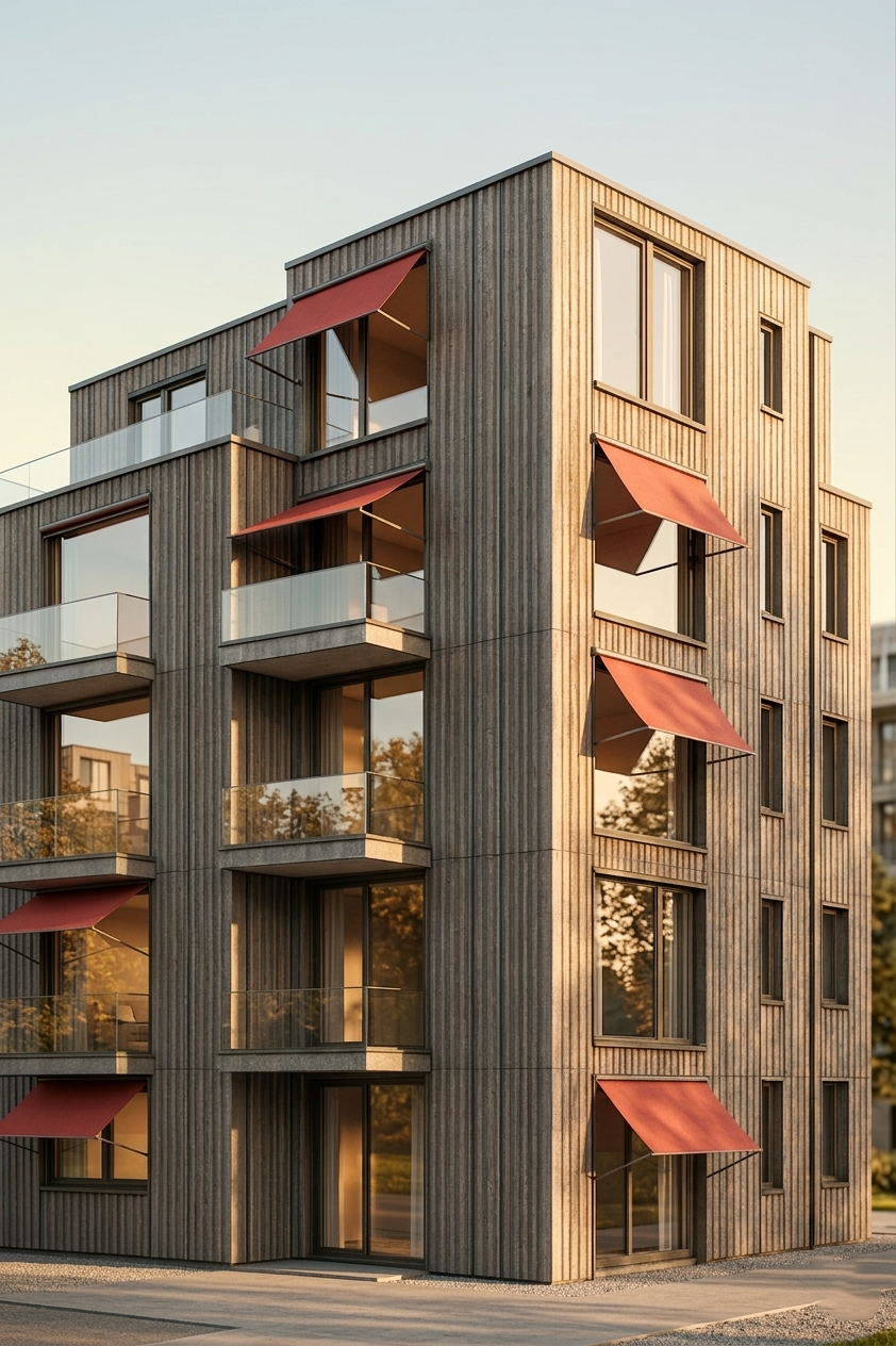 Wohnbau Leimgrübelstrasse Zürich, Visualisierung